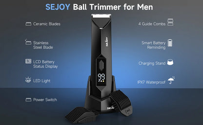 SEJOY Men's Grooming Kit - Hair Trimmer, Facial Trimmer, Beard Trimmer, Body Groomer"