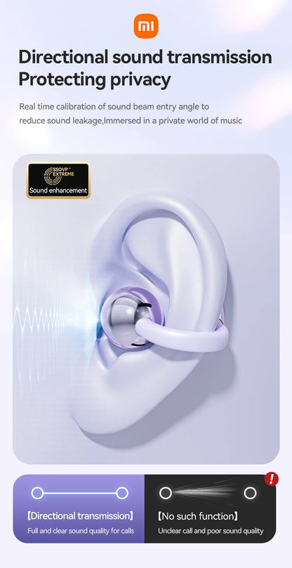 "XIAOMI M79/M91 Open-Ear Wireless Earphone - Bluetooth 5.4, Touch Control, ENC Noise Cancelling Headset"