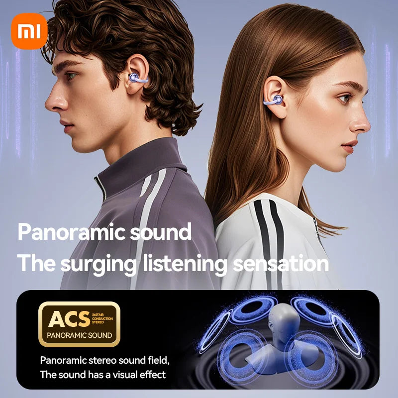 "XIAOMI M79/M91 Open-Ear Wireless Earphone - Bluetooth 5.4, Touch Control, ENC Noise Cancelling Headset"