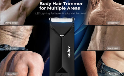 SEJOY Men's Grooming Kit - Hair Trimmer, Facial Trimmer, Beard Trimmer, Body Groomer"